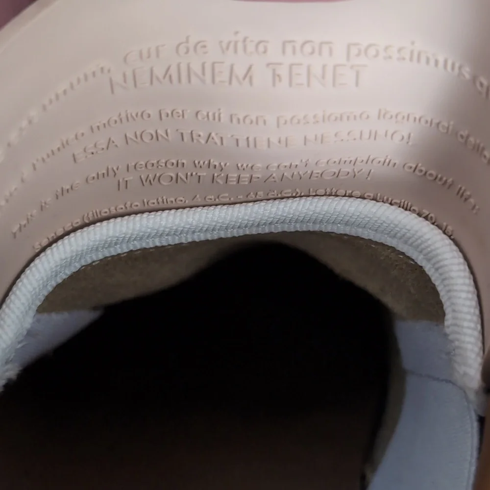 Esseutesse Leather Fringe Sneaker - Sand Tan Size 39 EU - 8.5 US - Picture 15 of 16